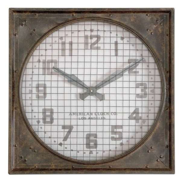 Warehouse Clock w/ Grill - Image 2