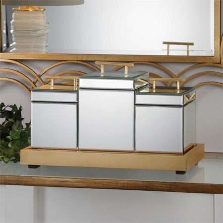 Faustina, Boxes and Tray, S/4