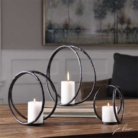 Pina, Candleholders, S/3