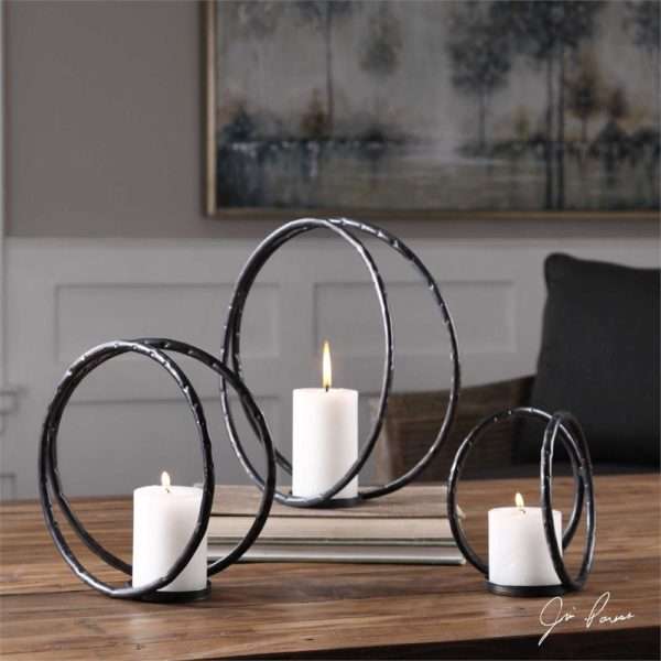 Pina, Candleholders, S/3