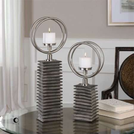Eugenio, Candleholders, S/2