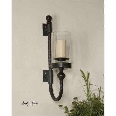 Garvin Twist, Sconce with Candle