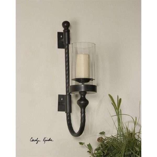 Garvin Twist, Sconce with Candle