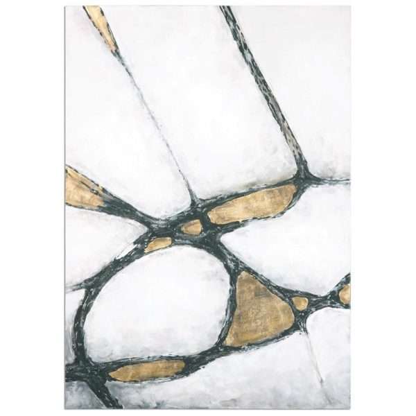 Abstract in Gold and Black - Image 2