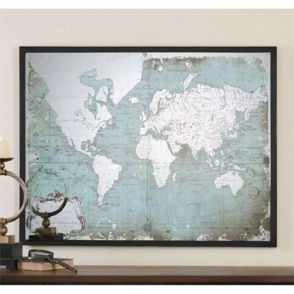 Mirrored World Map