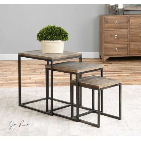 Bomani, Nesting Tables, Set/3