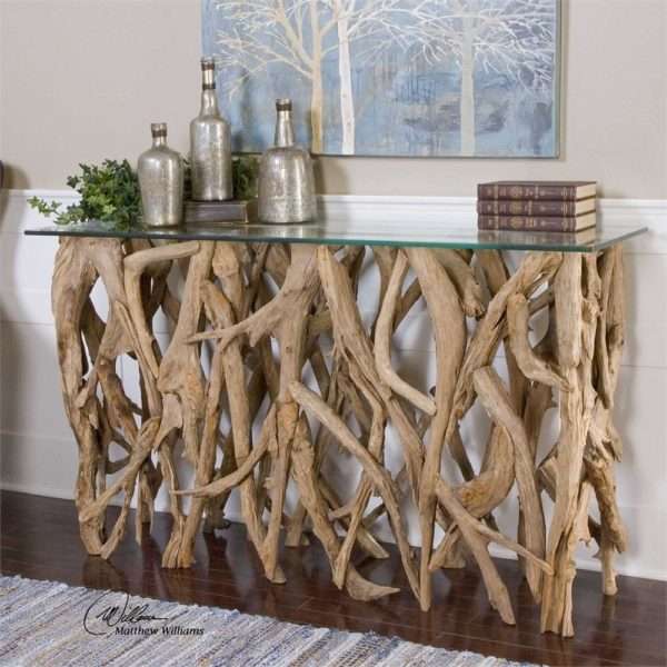 Teak Wood, Console