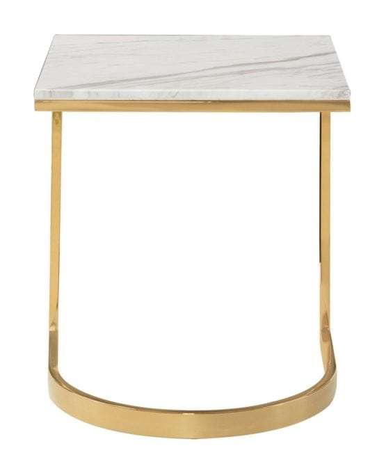 Aubrey Round Chairside Table Brown Interiors Blanchard End Table