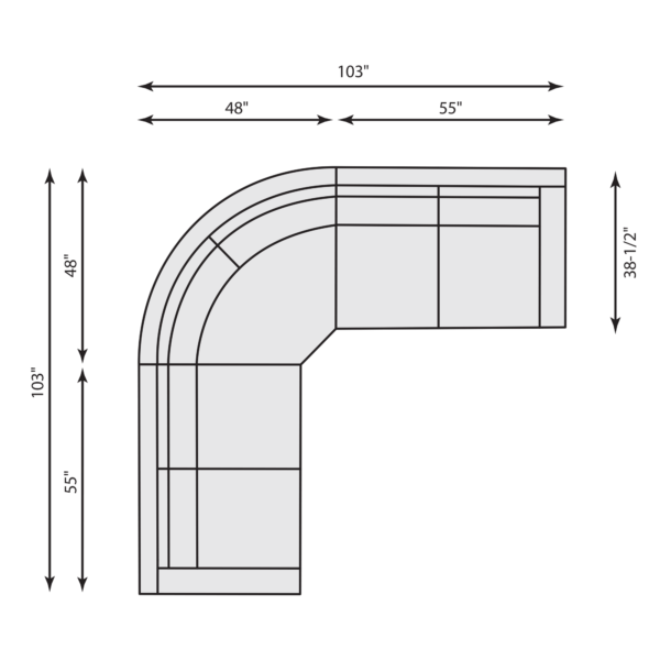 Derek Power Motion Sectional - Image 7