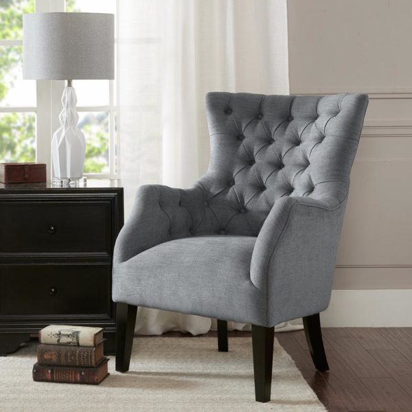 Hannah Button Tufted Wing Chair - Image 4