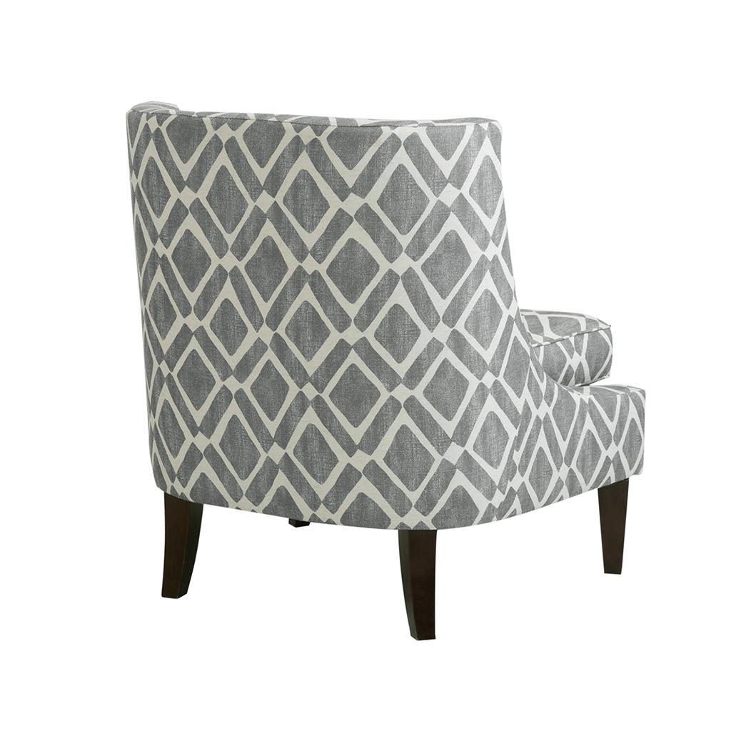 Waverly Swoop Arm Chair Brown Interiors