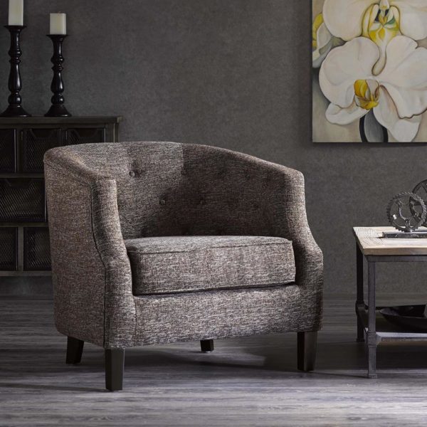 Ansley Chesterfield Barrel Chair - Image 2