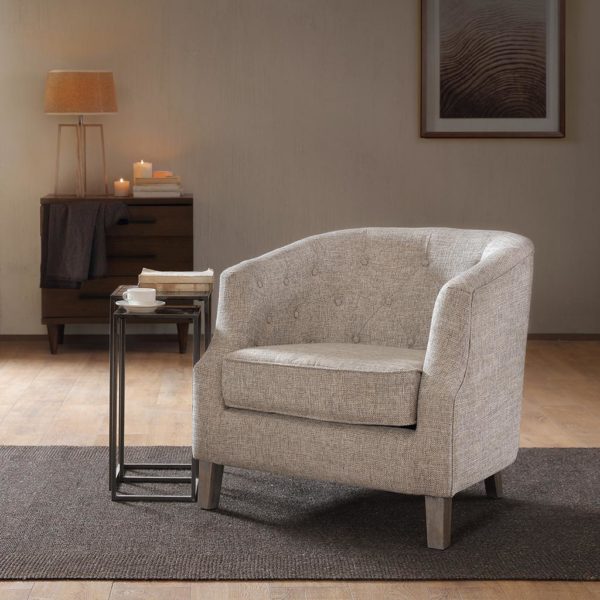 Ansley Chesterfield Barrel Chair - Image 3