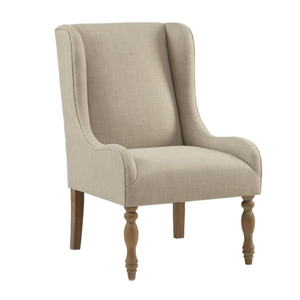 Gable Turned Leg Wing Chair - Image 2