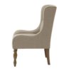 Gable Turned Leg Wing Chair - Image 5