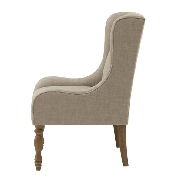 Gable Turned Leg Wing Chair - Image 5
