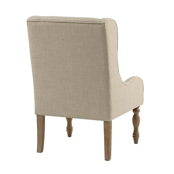Gable Turned Leg Wing Chair - Image 3