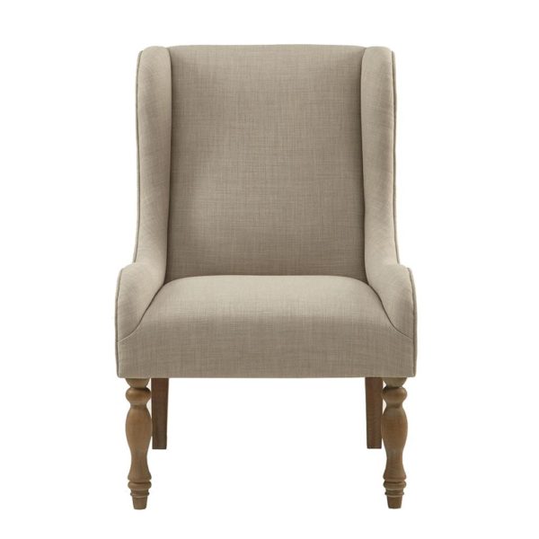 Gable Turned Leg Wing Chair - Image 4