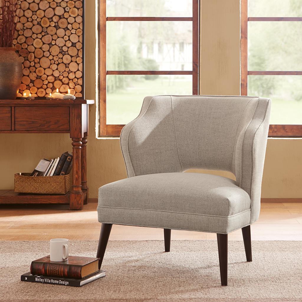Cody Open Back Accent Chair Brown Interiors Cody Open Back Accent Chair