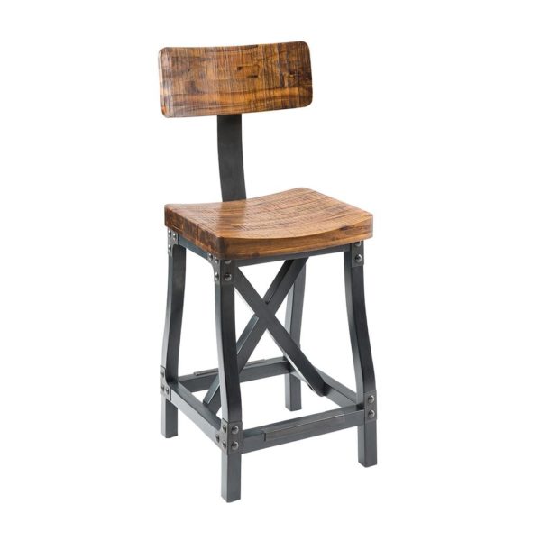 Lancaster Barstool with Back - Image 2