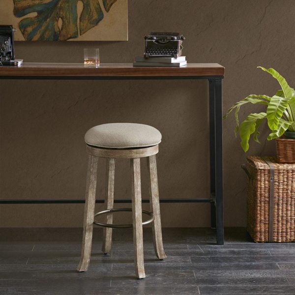 Oaktown Backless Bar Stool with Swivel Seat