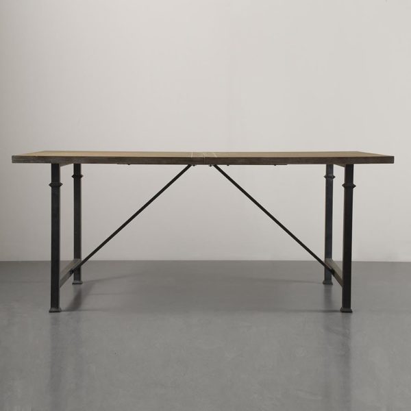 Cirque Dining Table with Metal Legs