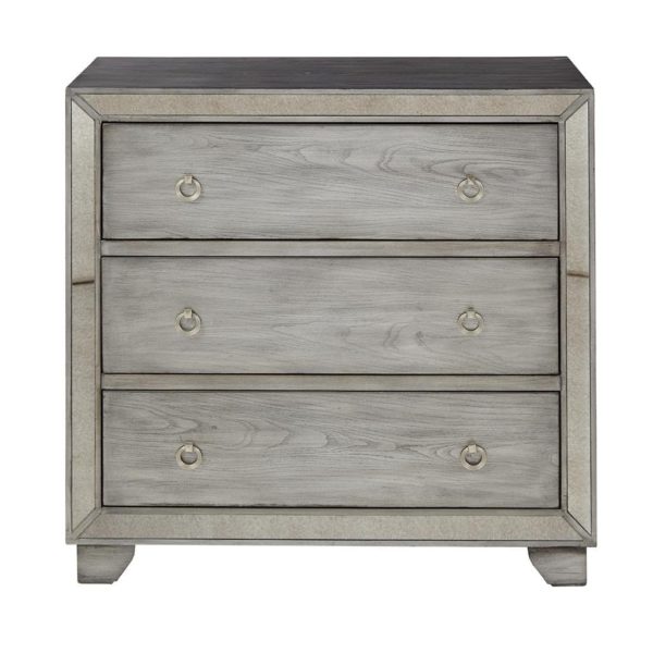 Garner 3-Drawer mirrored Chest - Image 4