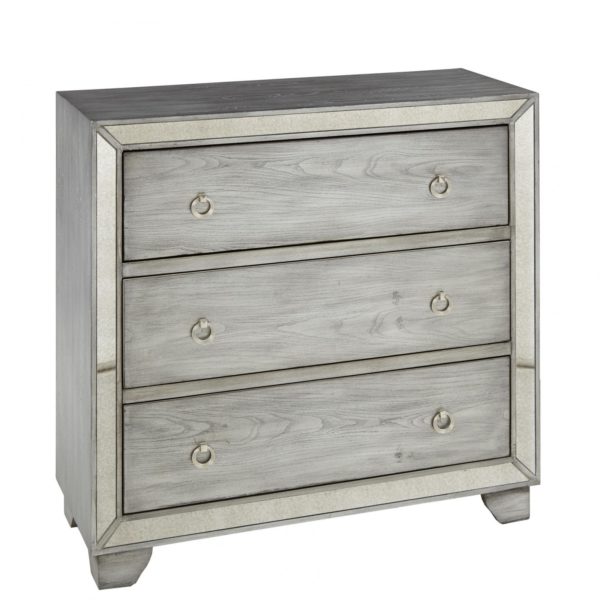 Garner 3-Drawer mirrored Chest - Image 2