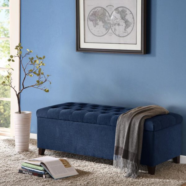 Shandra Tufted Top Storage Bench - Image 2