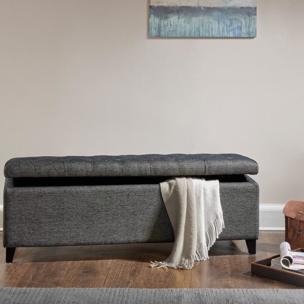 Shandra Tufted Top Storage Bench - Image 6