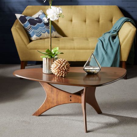 Blaze Triangle Wood Coffee table