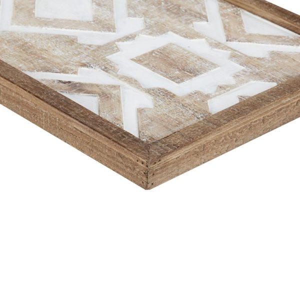 Mandal Printed Wood Wall Decor Set of 3 - Image 4