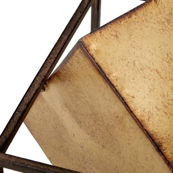 Quad Gold Cube Decor Set of 3 - Image 3