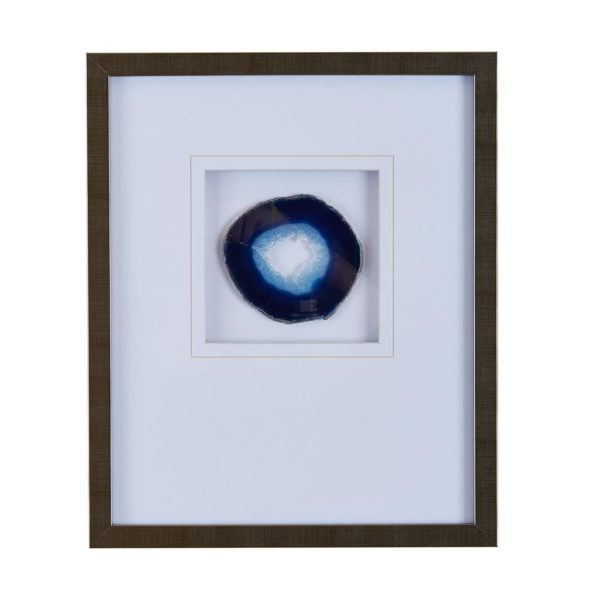 Blue Agate Stone Framed Graphic - Image 3