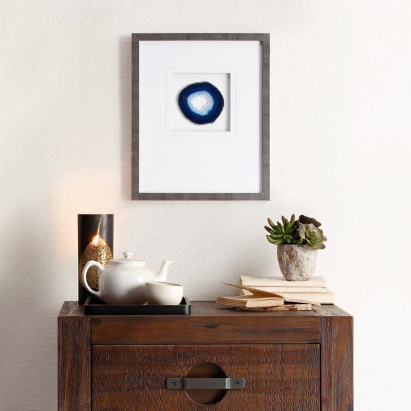 Blue Agate Stone Framed Graphic - Image 2