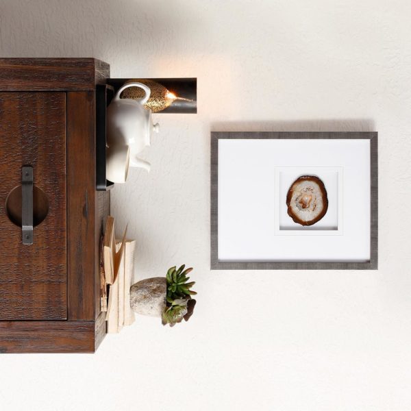 Natural Agate Stone Framed Graphic - Image 2