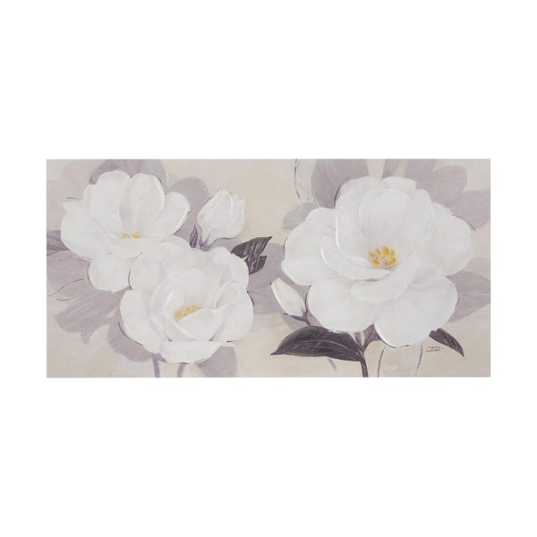 Midday Bloom Florals Paint Embellished Canvas - Image 3