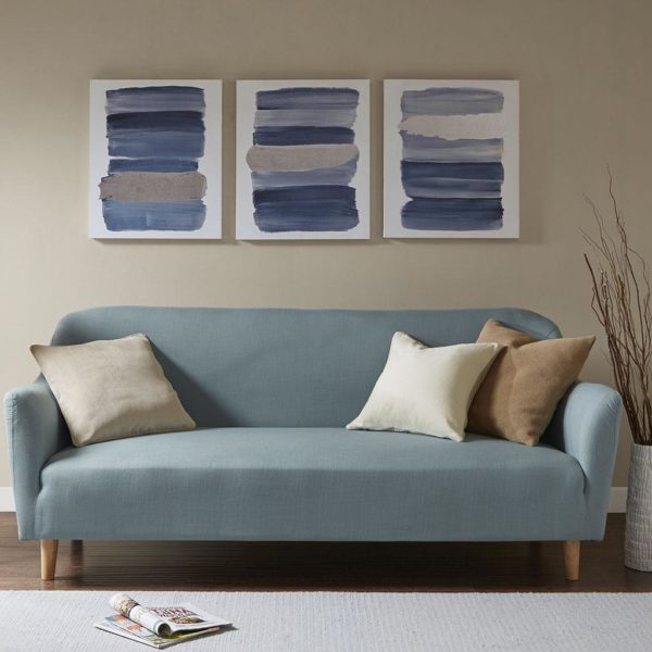 Traveling Road Printed Canvas with Gold Foil 3 Piece Set - Image 2
