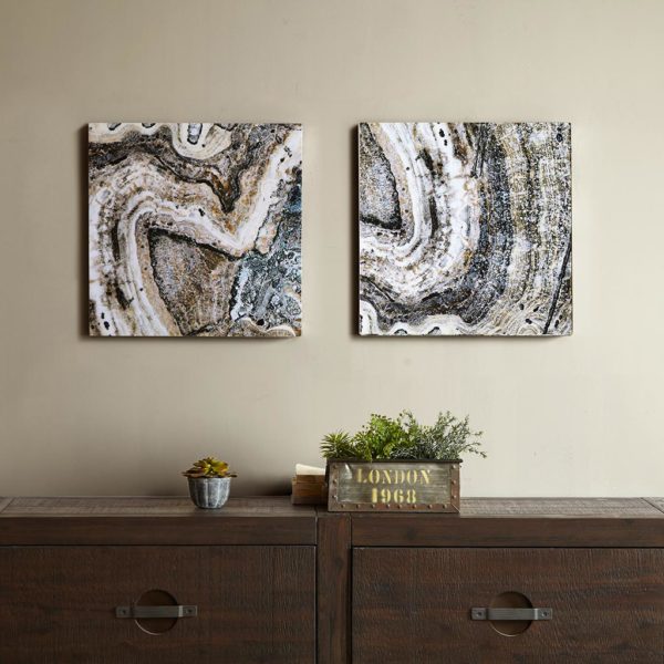 Cool Stone Glass Coat  2 Piece Set