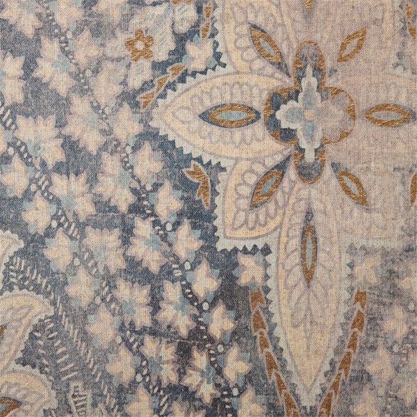 Weathered Damask Walls Printed Linen 3 Piece Set - Image 5