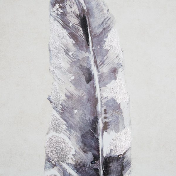 Flight Feathers Framed Gel Coated Canvas 2 Piece Set - Image 4