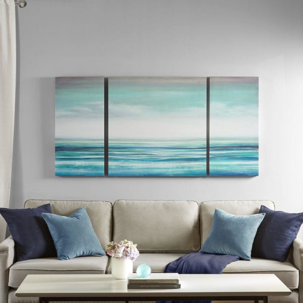 Teal Tides Gel Coat Canvas