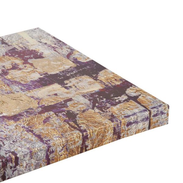Gilded Violet Gel Coat Printed Canvas 3 Piece Set - Image 3