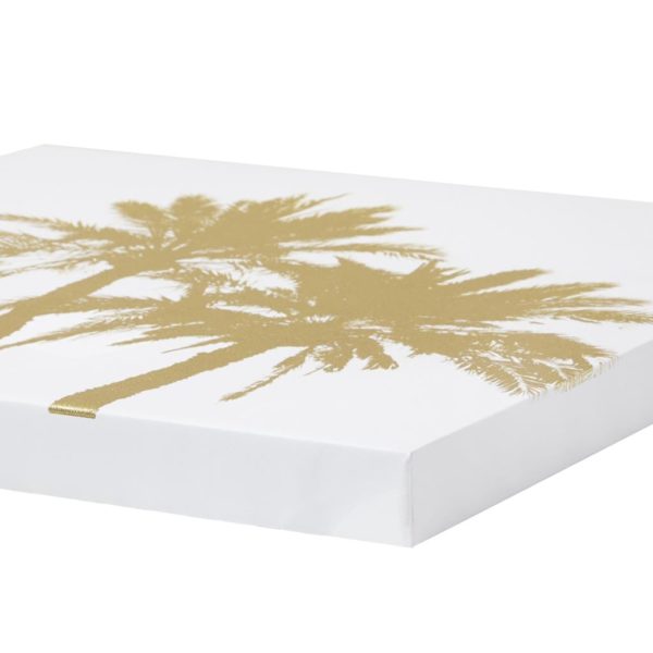 Gold Palms Gold Foil Embellished Canvas - Image 3