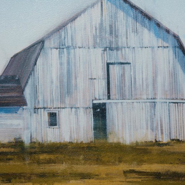Old White Barn Gel Coat Canvas - Image 4