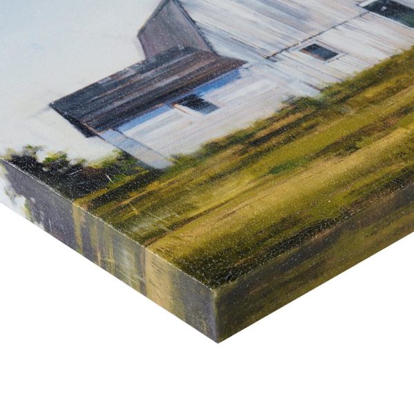 Old White Barn Gel Coat Canvas - Image 5