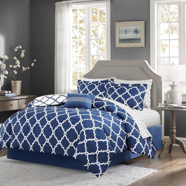 Merritt Reversible Complete Comforter and Cotton Sheet Set - Image 3