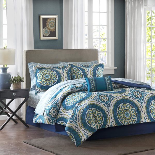 Serenity Complete Comforter and Cotton Sheet Set