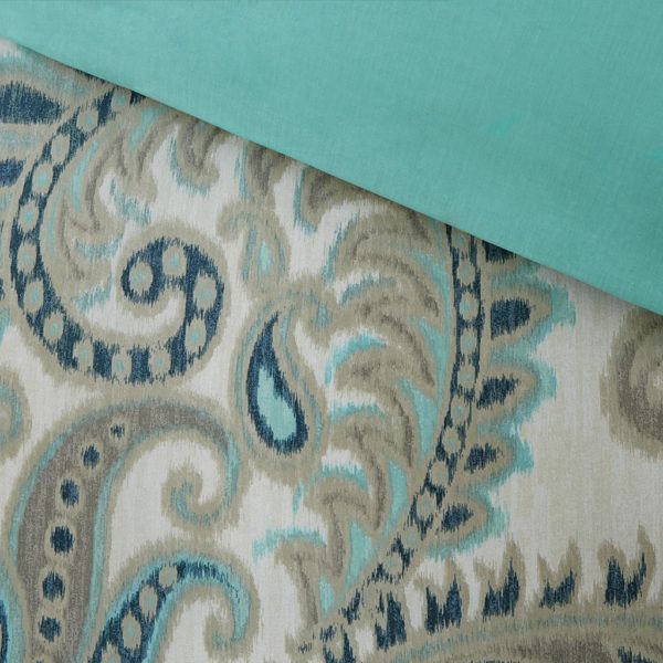 Mira 3 Piece 100% Cotton Comforter Set - Image 2