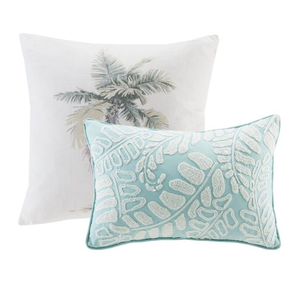Palm Grove Cotton Printed 6 Piece Comforter Set - Image 3
